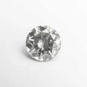 2.05ct 7.57x7.63x5.27mm GIA Fancy Light Grey Round Brilliant 18988-01