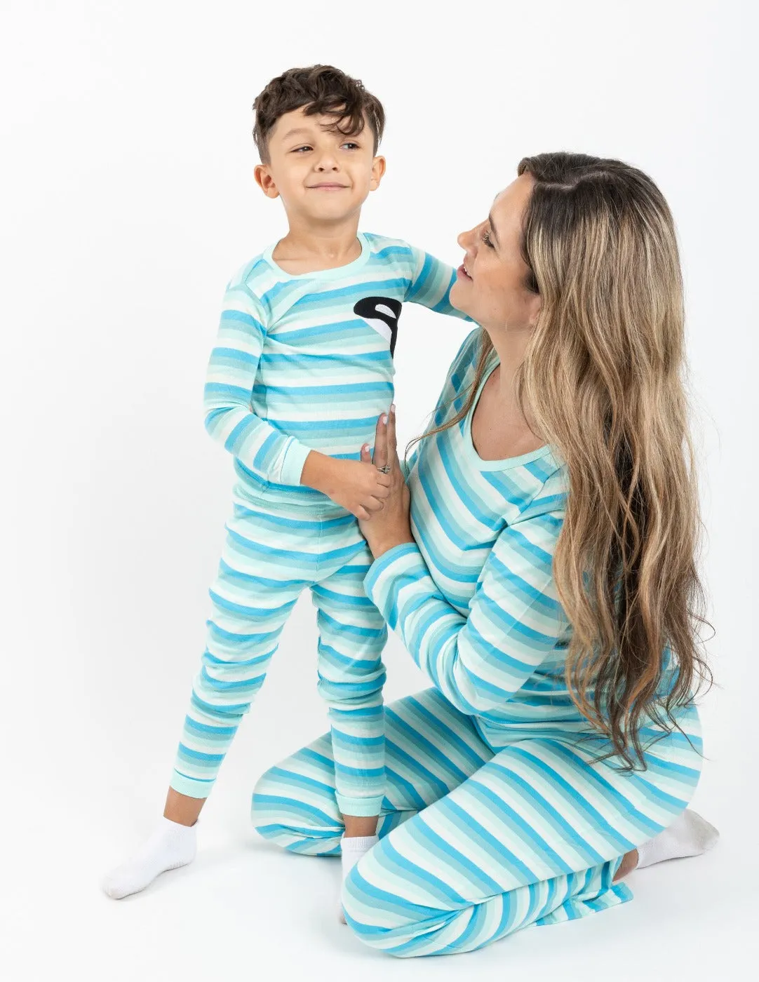 Animal Stripes Matching Family Pajama Set