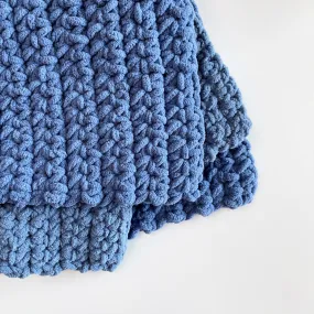 Baby Blanket - Denim Blue