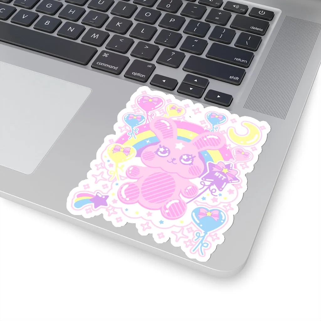 Bubblegum Bunny Kiss-Cut Sticker