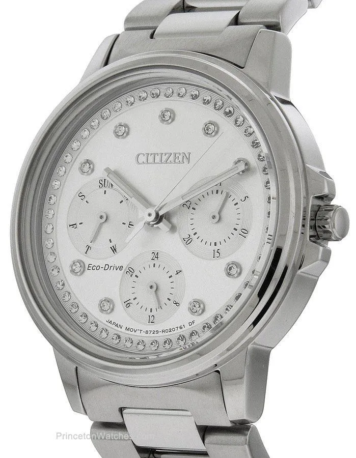 Citizen Womens Eco-Drive Chandler - Swarovski Crystals - Bracelet - Day/Date