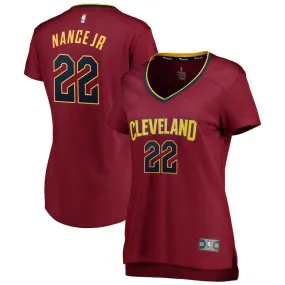 Cleveland Cavaliers Larry Nance Jr. Fanatics Branded Fast Break Player Icon Jersey Womens - Burgundy | Ireland C8300R7