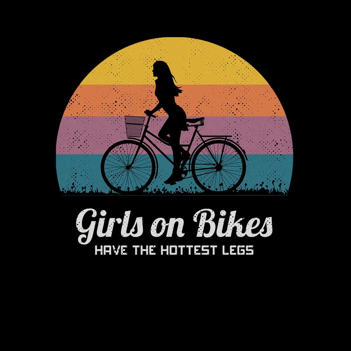 Cycling T-Shirt Girls on Bikes Hottest legs Bicycle Racer Road Adult Unisex T-Shirt