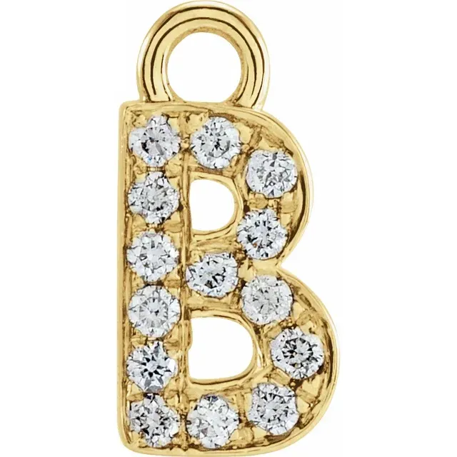 Diamond Letter Dangle