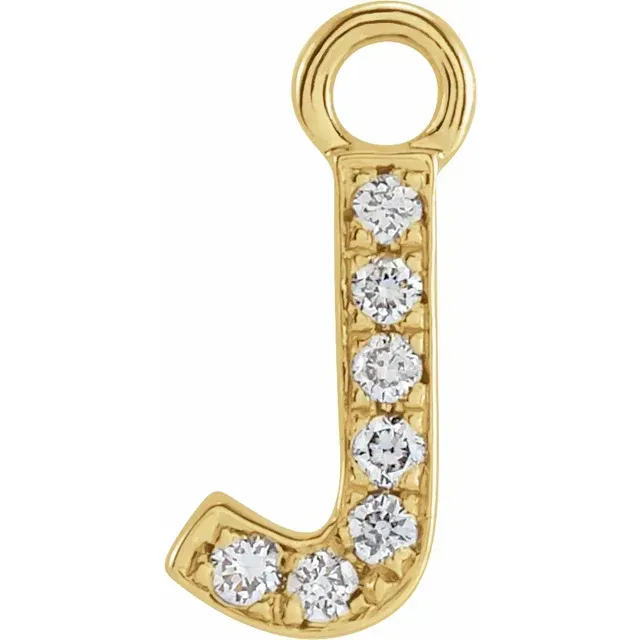 Diamond Letter Dangle