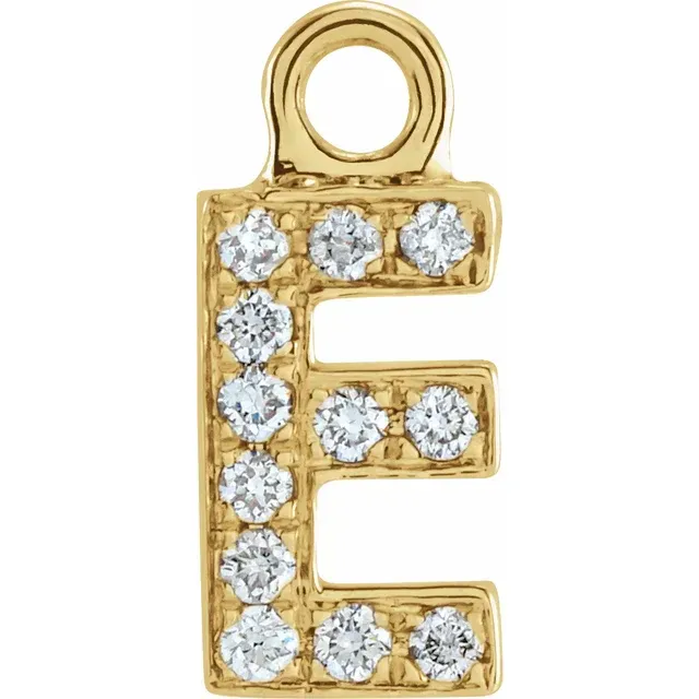 Diamond Letter Dangle