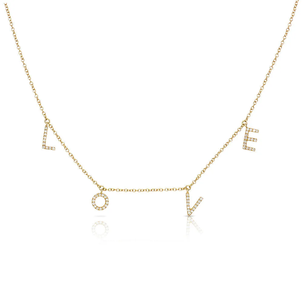 Diamond Love Necklace