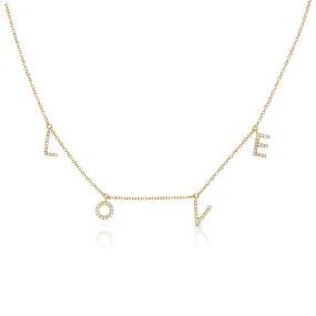 Diamond Love Necklace