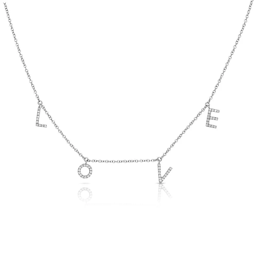 Diamond Love Necklace