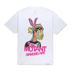 Diamond Supply Co Men Mutant Ape Bunny Tee White