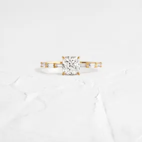 Fluency Ring, Cushion Cut