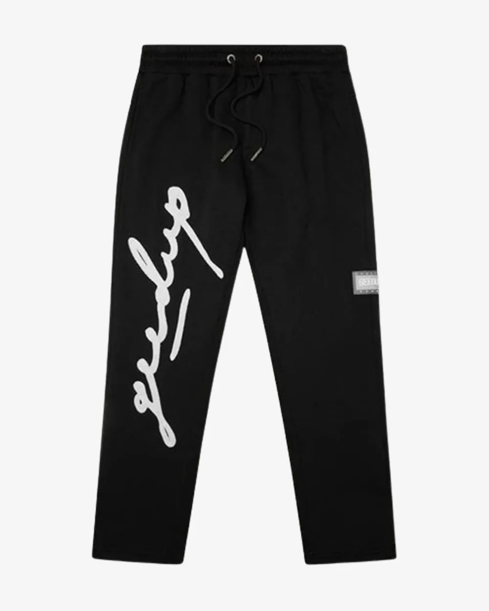 GEEDUP SIGNATURE TRACKPANTS BLACK WHITE