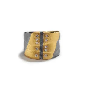 Gold Parallelogram Ring