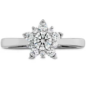 Hearts On Fire Aerial Cluster Engagement Diamond Ring