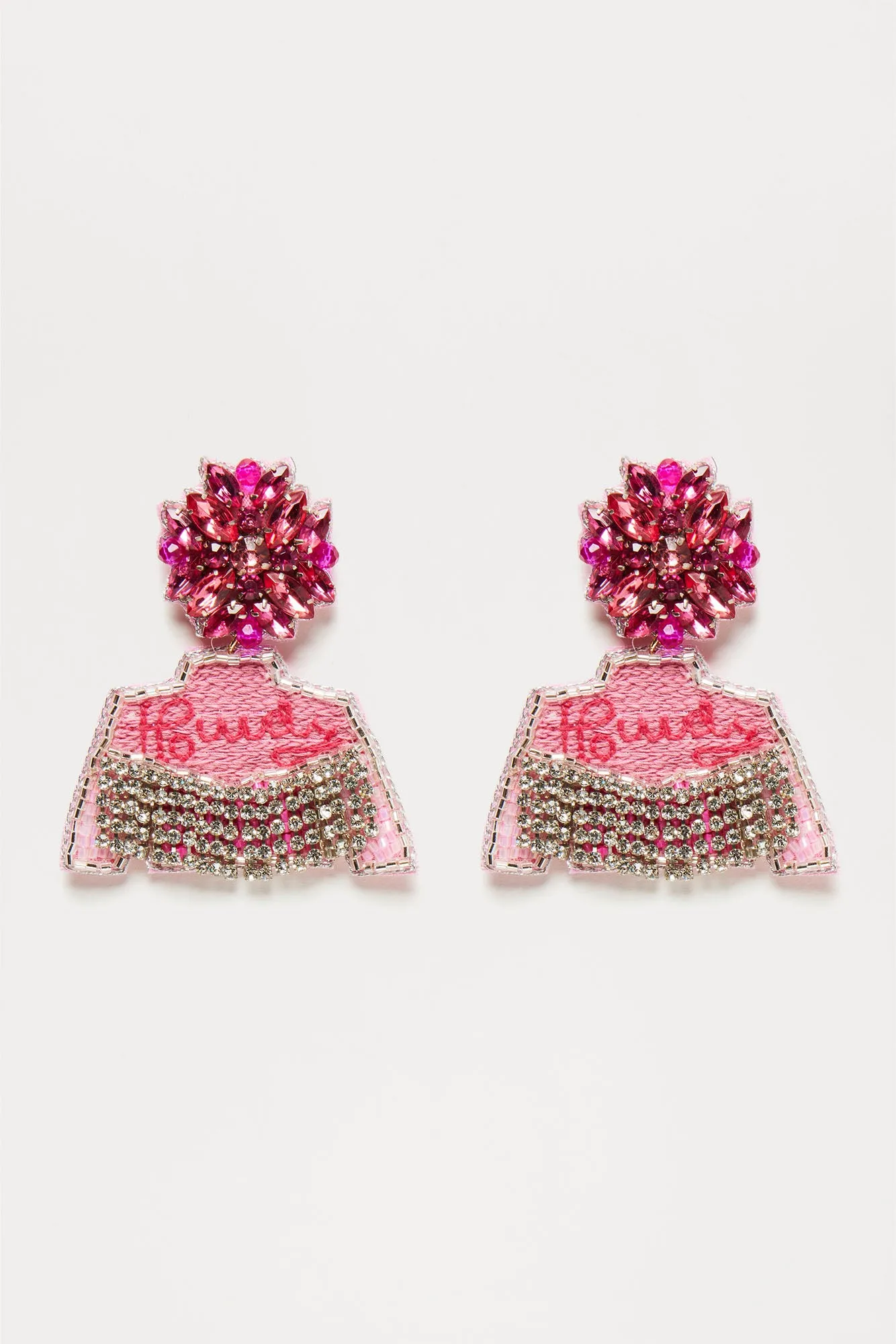 Howdy Partner Earrings - Pink