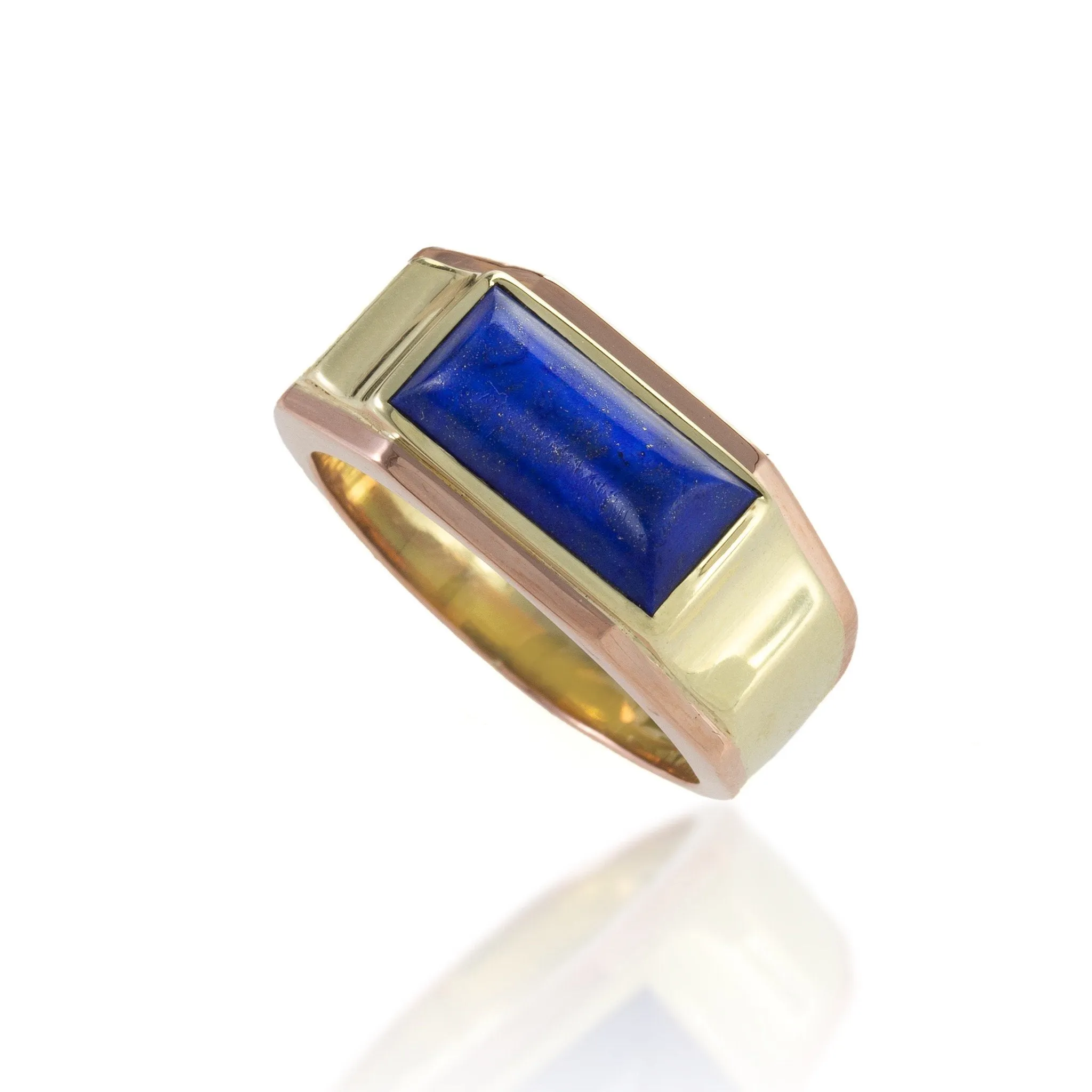 J.R. Wood & Sons Lapis Cabochon Ring