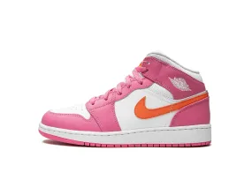 Nike Air Jordan 1 Mid "Pinksicle Safety Orange"