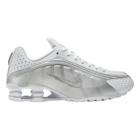 Nike Women's Shox R4 White/Metallic Silver