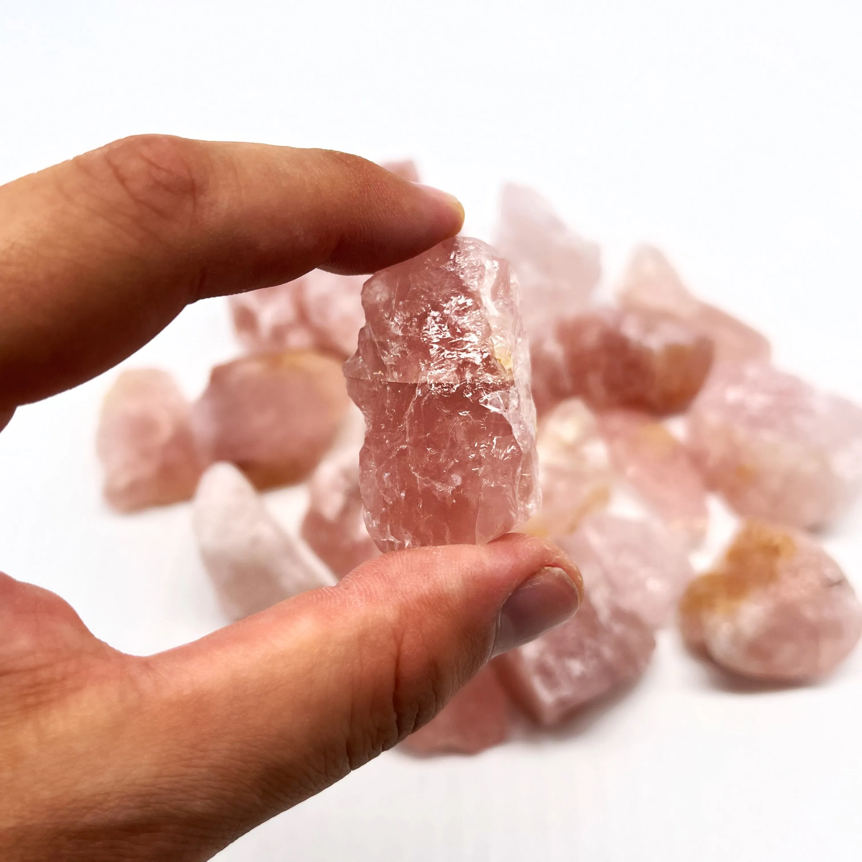 Raw Rose Quartz .5”-2”