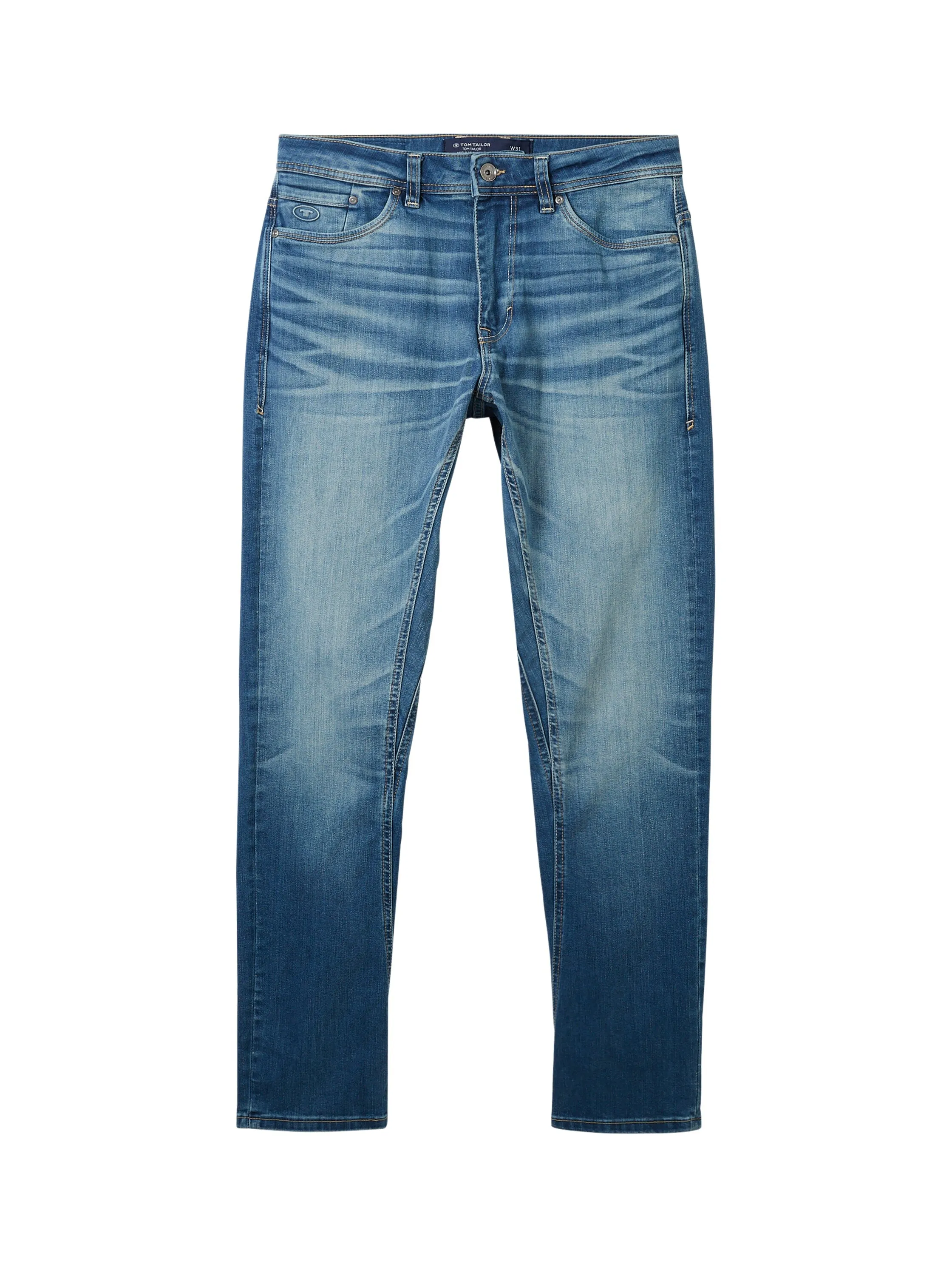 Regular Tapered Jeans mit recycelter Baumwolle