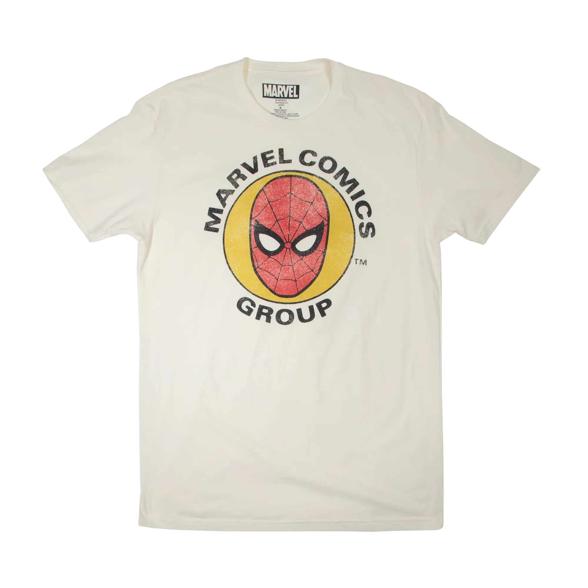 Spider-Man Marvel Group Natural Tee