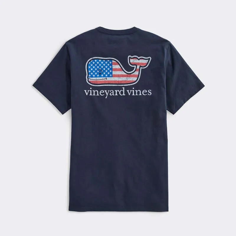 Whale Flag Short Sleeve T-Shirt